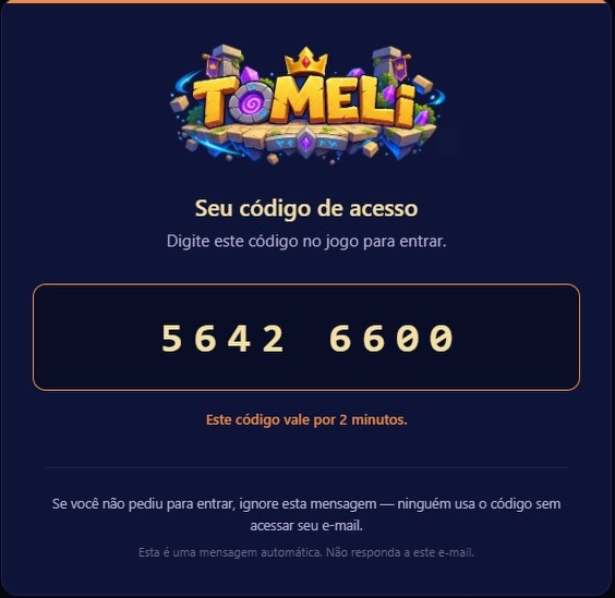 Na @studiopoingames o nosso compromisso é com a segurança de sua conta. É por isso que usamos um sistema de validação p…